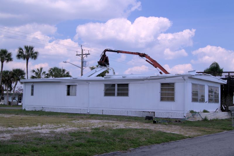 Double Wide Demolition in Sacramento, CA