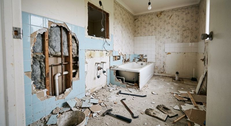 Bathroom Demolition in Bergen County, NJ