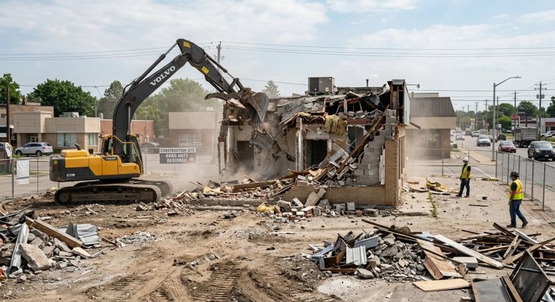 Commercial Site Demolition in Houston, TX