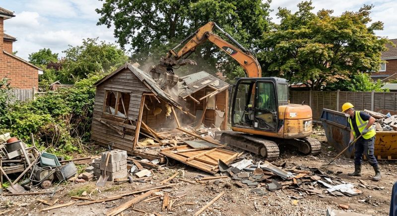 Shed Demolition in Bergen County, NJ