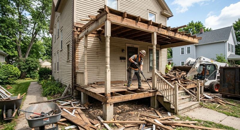 Terrace Demolition in Sacramento, CA