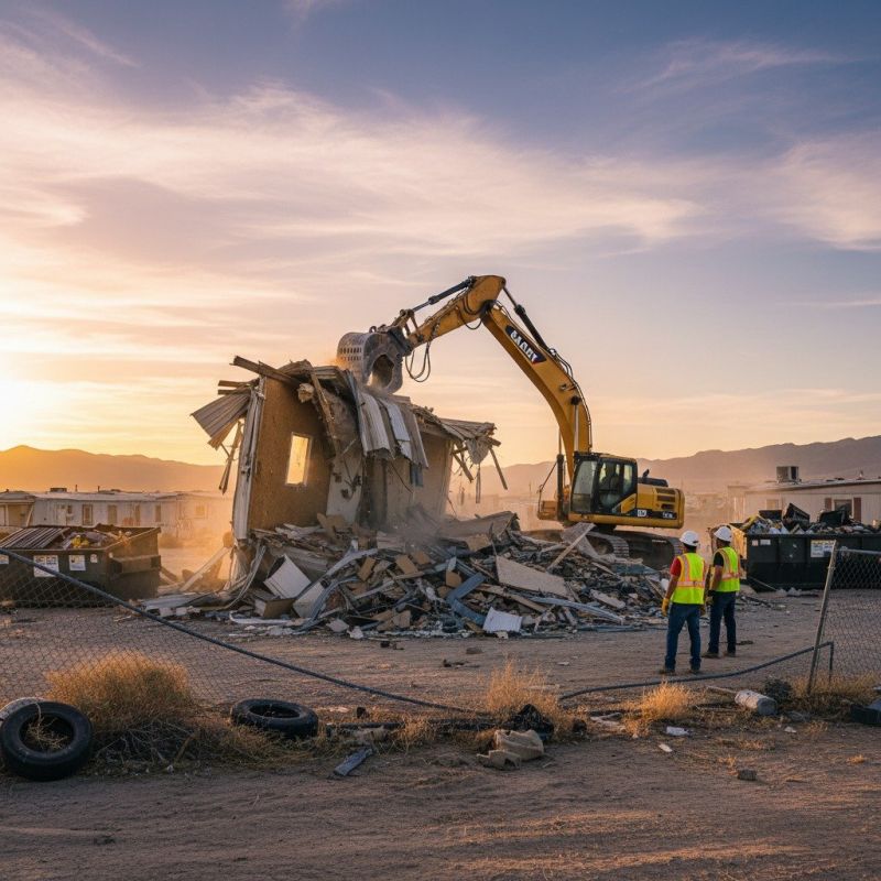 Trailer Home Demolition in Sacramento, CA